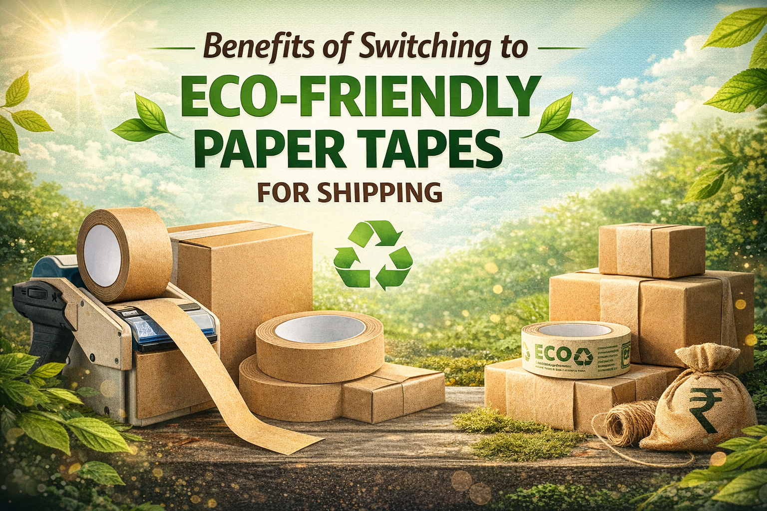 Benefits of Switching to Eco-Friendly Paper Tapes for Shipping